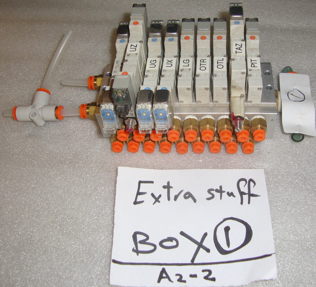 Pneumatic Solenoid Valve 7 OF 24VDC AND 2 OF VDC2 AS PICTURES