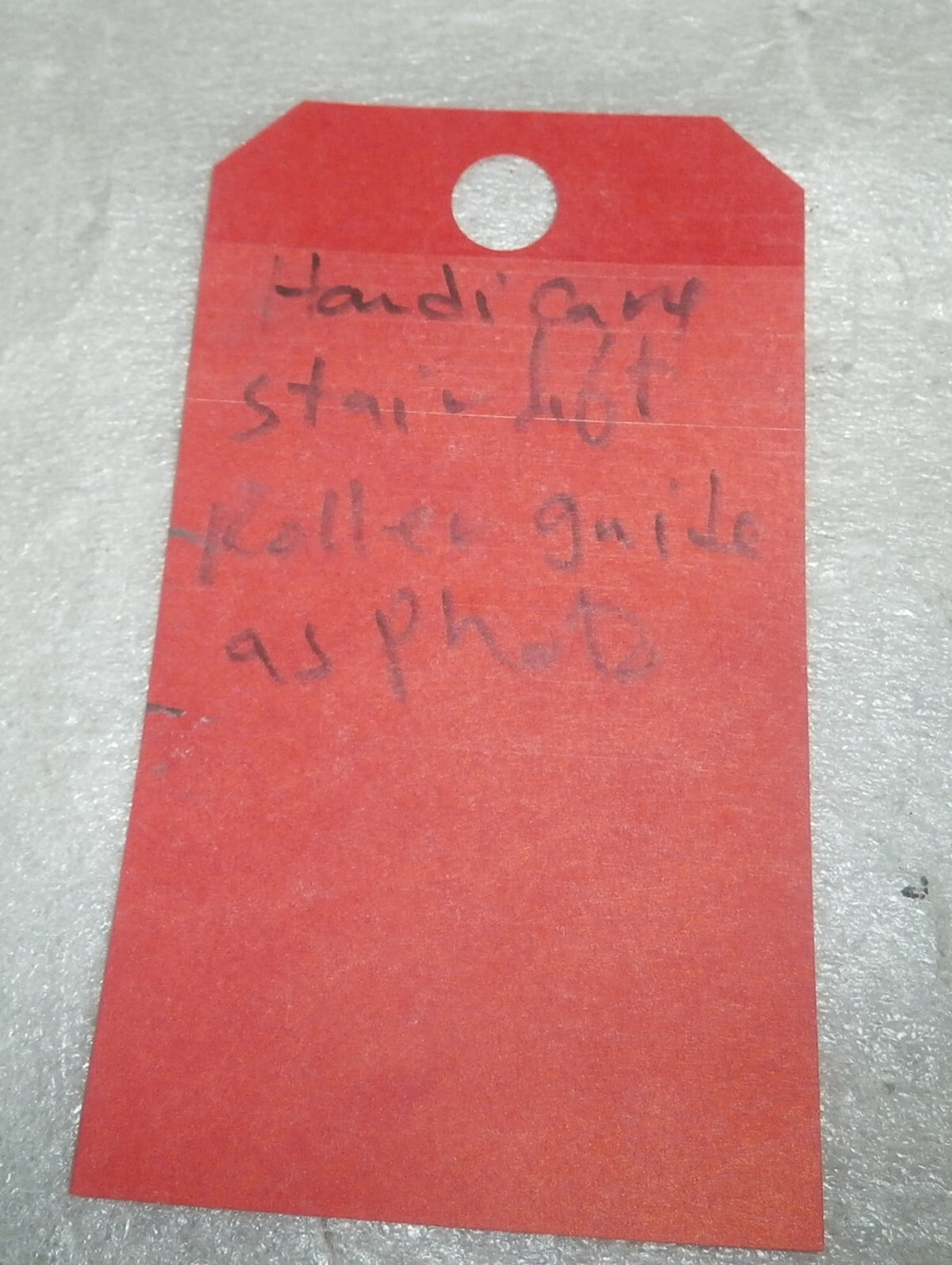 Set of Handicare Stair Lift Roller Guide As Photo