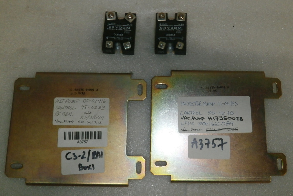 Lot of 2 CRYDOM DC60S3 3.5-32VDC Control, 3A 60VDC Load, Solid State Relay
