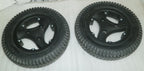 Set of 2 Primo Powertrax Powerchair Wheels 3.00-8 Solid Very Good Condition