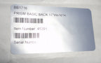 FUTURE MOBILITY PRISM BASIC WHEELCHAIR BACK 17X16" WITH NO ACCESS