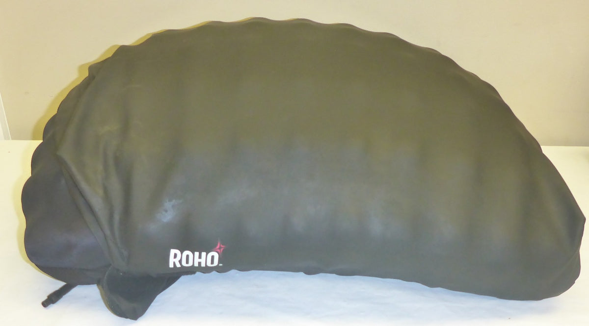 ROHO WHEELCHAIR CUSHION 17.75X22X4.25 INCH WITH COVER GOOD CONDITION