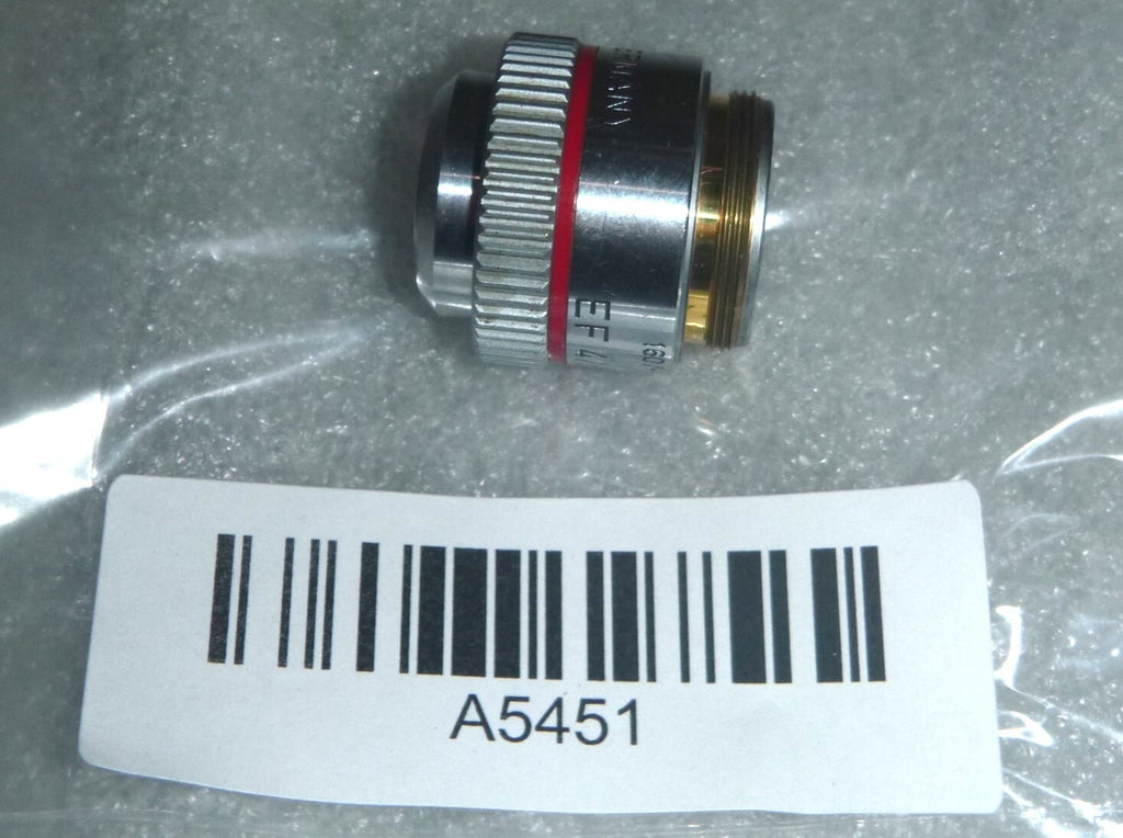 Microscope lens Leitz Wetzlar Germany 519759 / 160/- EF 4/0.12