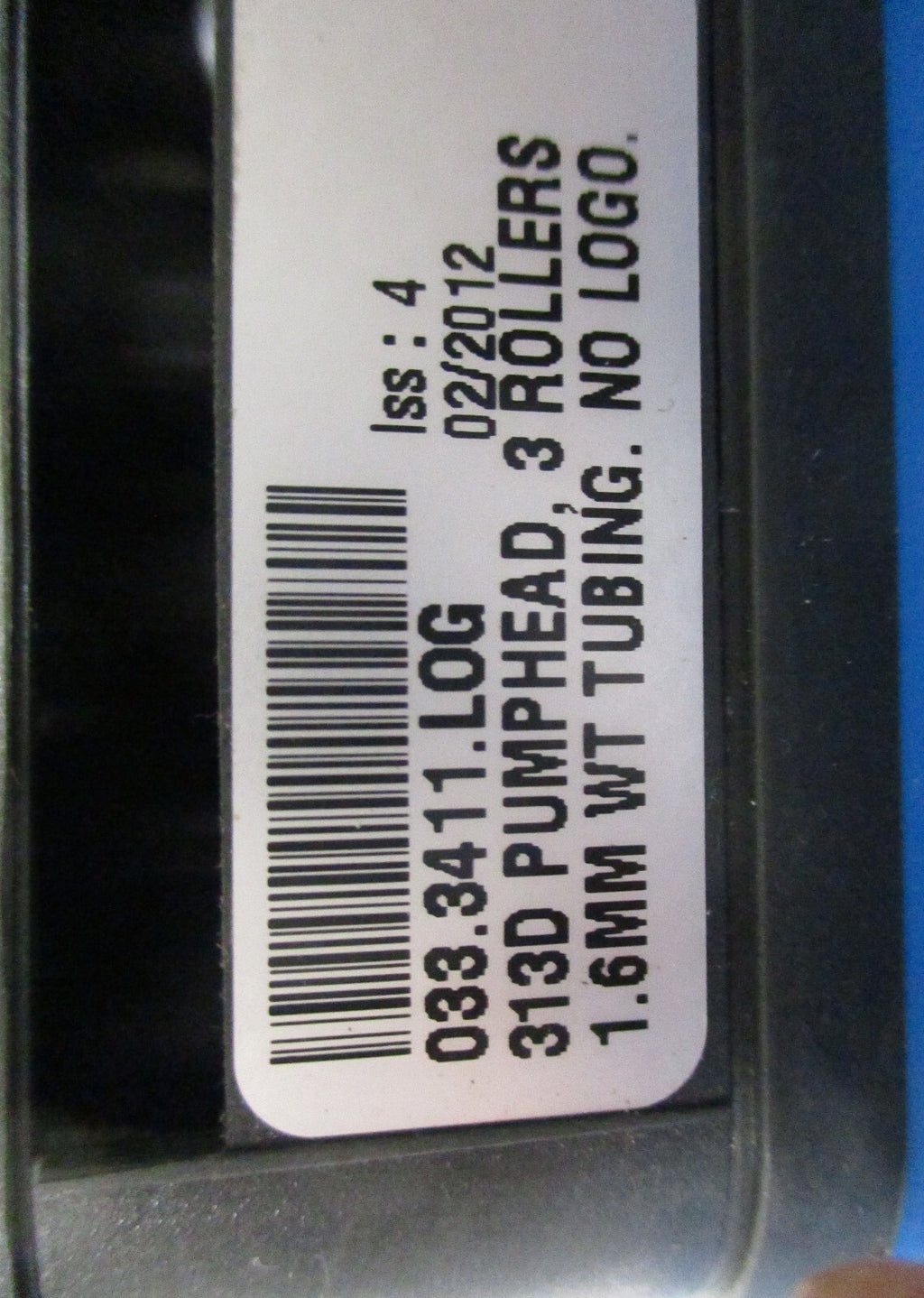 WATSON 313D PUMP HEAD -3rollers 033.3411.LOG AND MOTOR SONCEBOZ 6530R227 as PICT