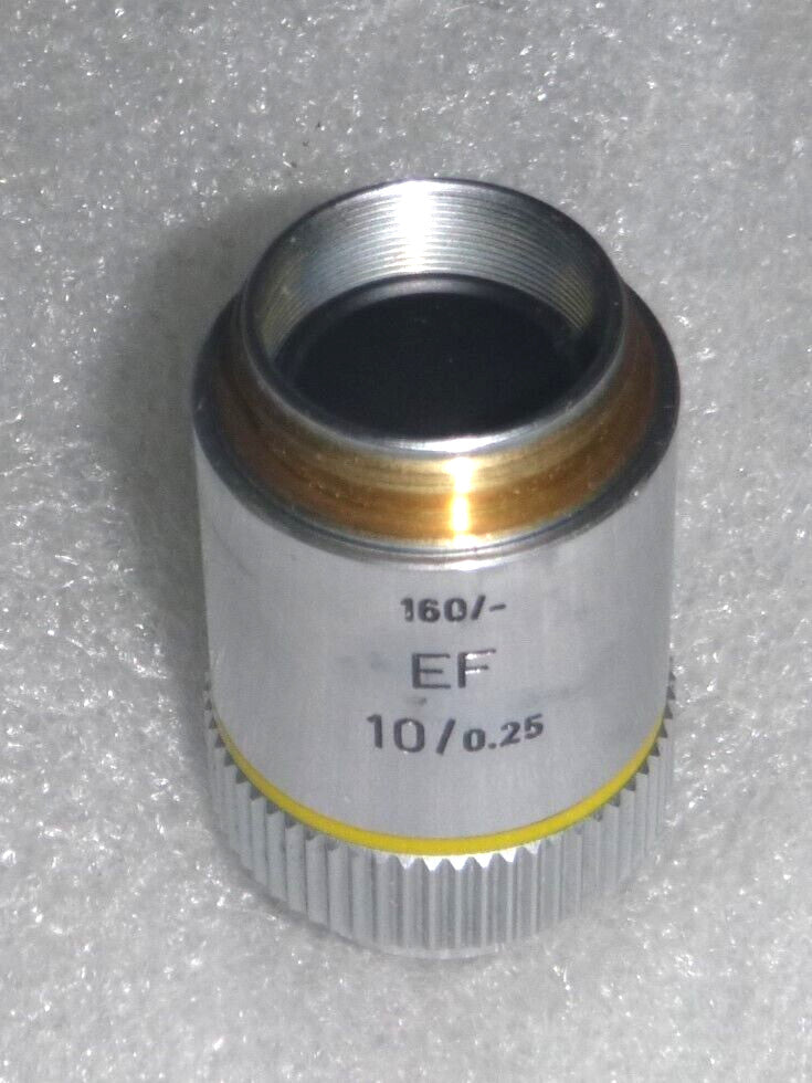 Microscope lens Leitz Wetzlar Germany 519760 160/- EF 10/0.25