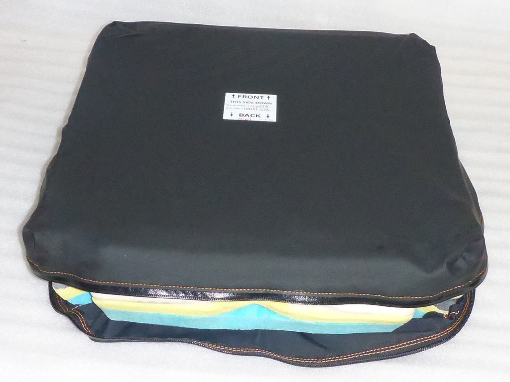 JAY UNION WHEELCHAIR CUSHION 17X18X4 INCH USED GOOD CONDITION