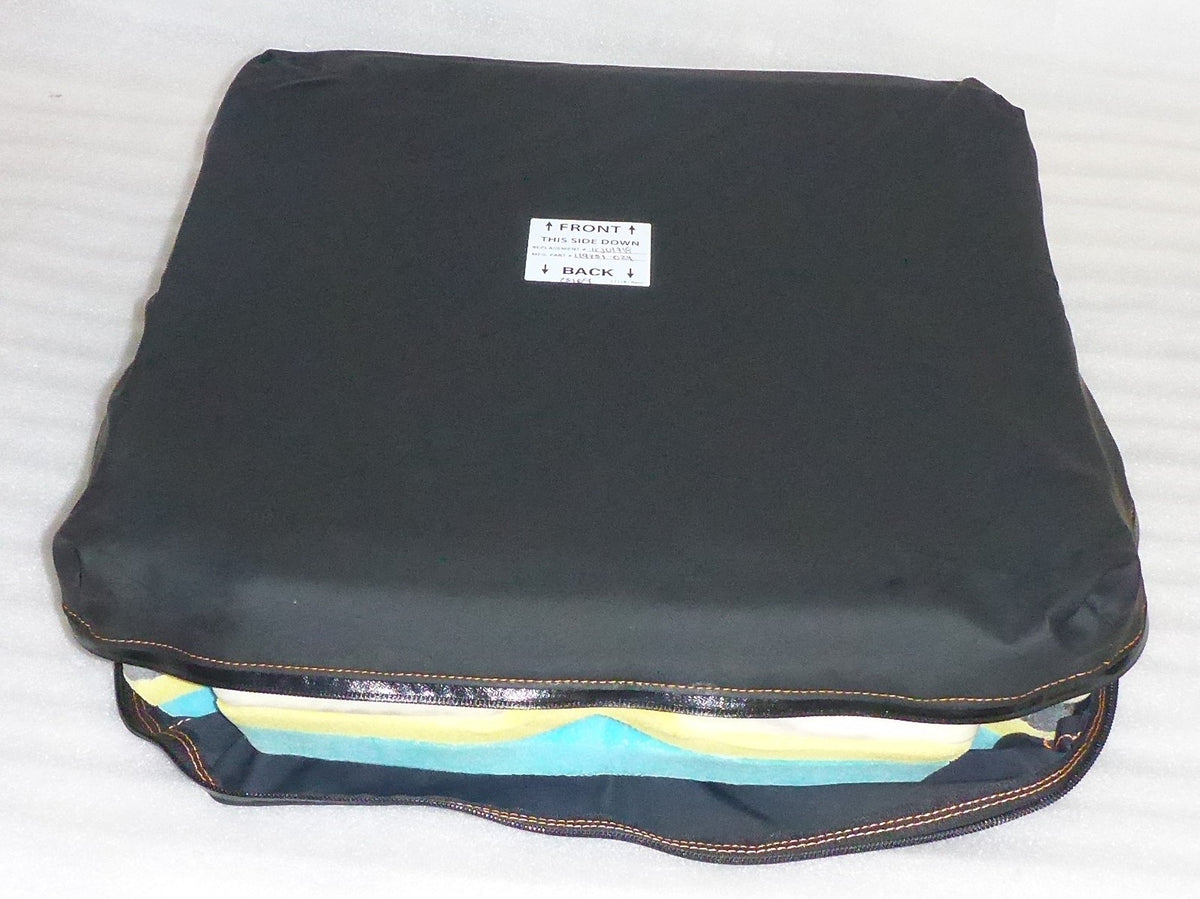 JAY UNION WHEELCHAIR CUSHION 17X18X4 INCH USED GOOD CONDITION