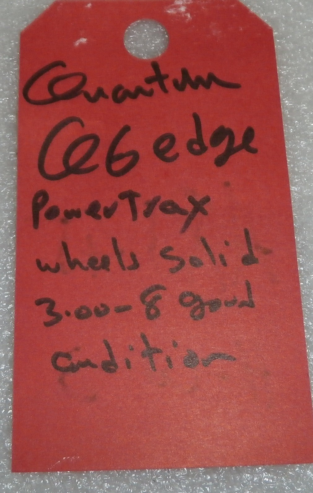 QUANTUM Q6 EDGE WHEELCHAIR WHEELS POWERTRAX 3.00-8 SOLID USED GOOD CONDITION