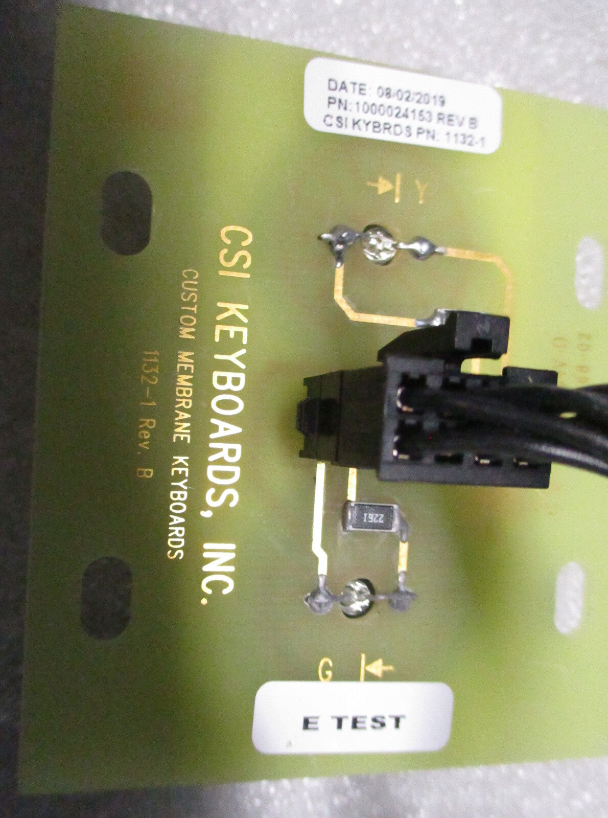 CSI 1132-1 Custom Membrane Keyboard