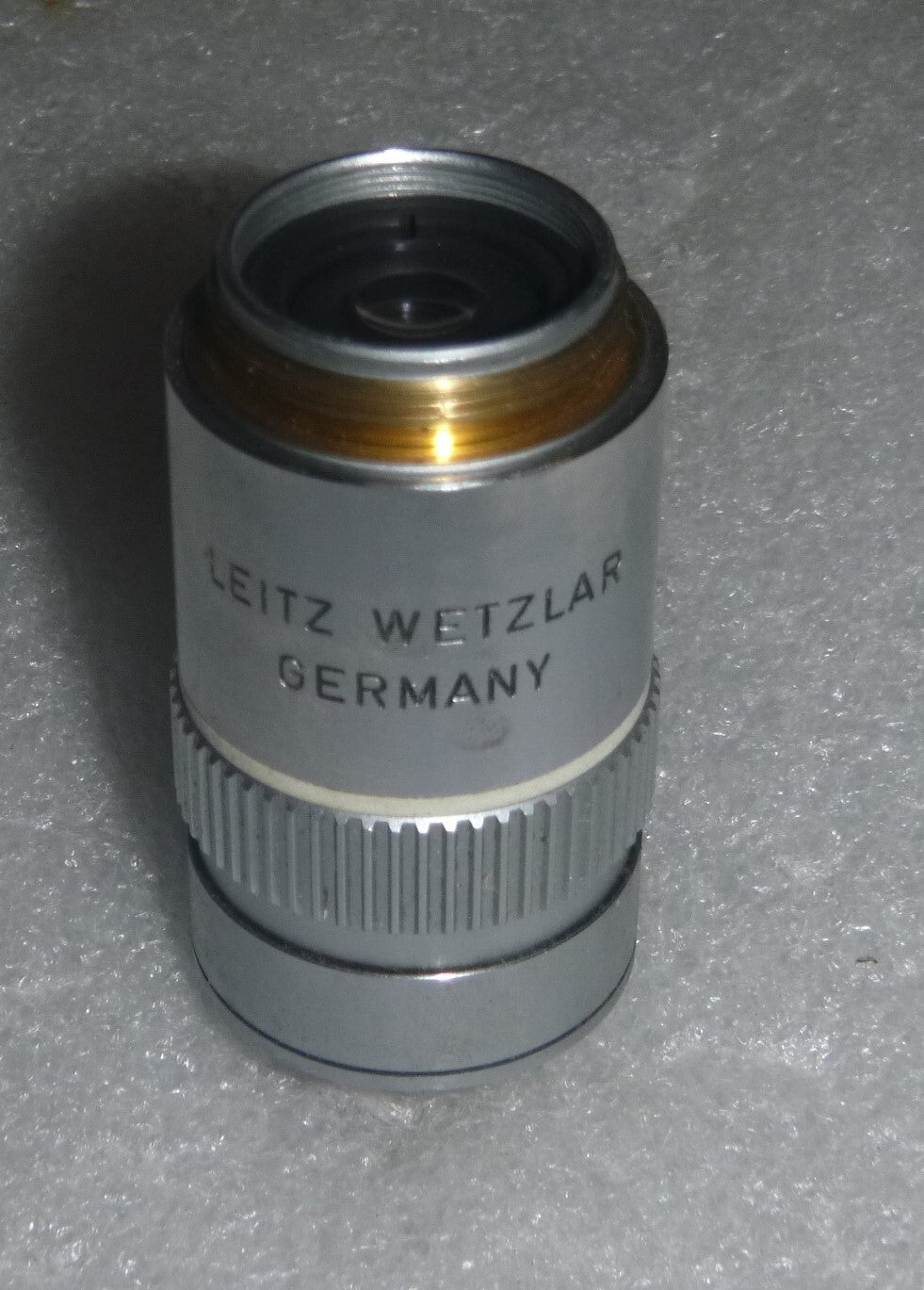 Microscope lens Leitz Wetzlar Germany 160/0.17 NPL Fluotar 100/1.32 OEL
