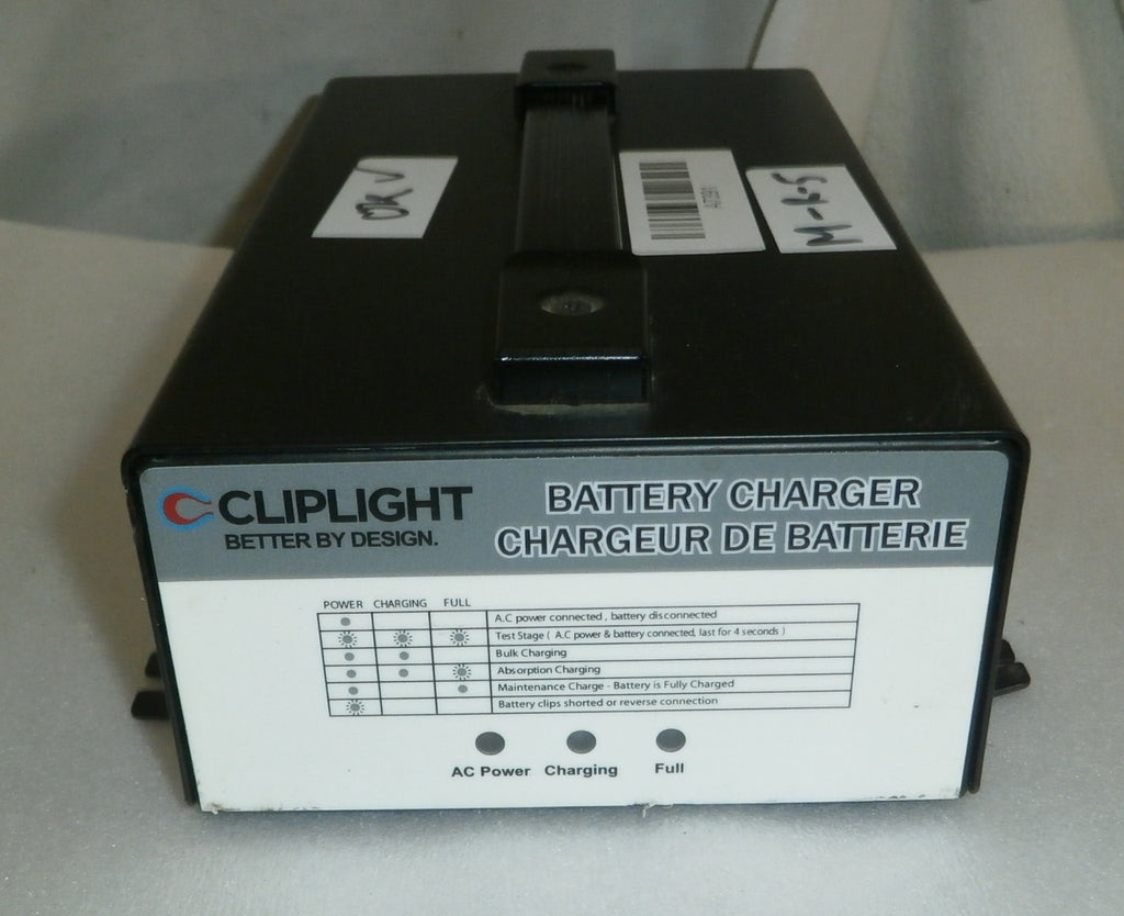 CLIPLIGHT WHEELCHAIR BATTERY CHARGER 24VOLT VERY GOOD CONDITION