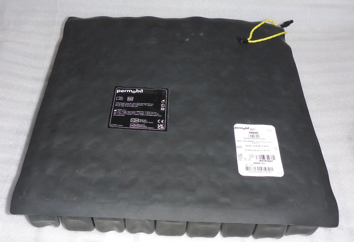 PERMOBIL ROHO WHEELCHAIR CUSHION 16.5X16.5V4.25 INCH WITH PUMP AND COVER 1R99C