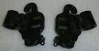 SET OF 2 MOTION COMPOSITES HELIO WHEELCHAIR BACK REST MOUNTS AS PHOTO