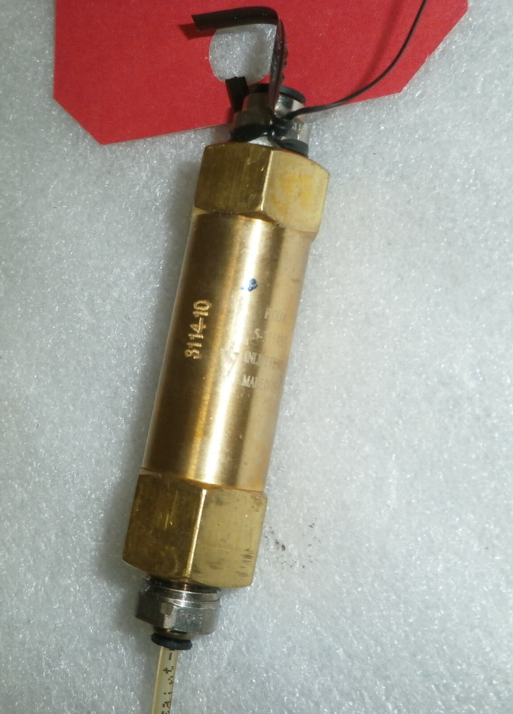 ION TORRENT AS1712022 PART FLOLOK 5-3114SF INLINE FILTER 3114-10 GOOD CONDITION