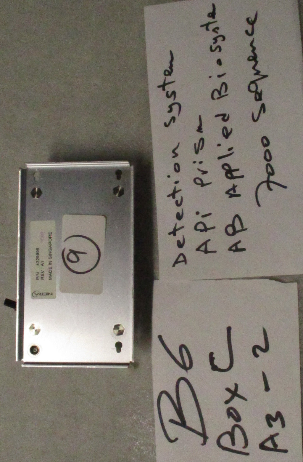 power filter sn 4328078rev b FROM DETECTION SYSTEM API PRISM AB APPLIED BIOSYSTE