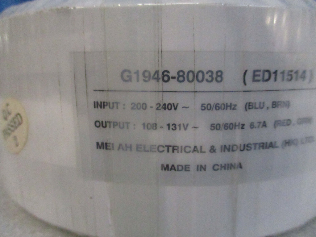 Agilent G1946-80038 ED11514 Toroidal Transformer