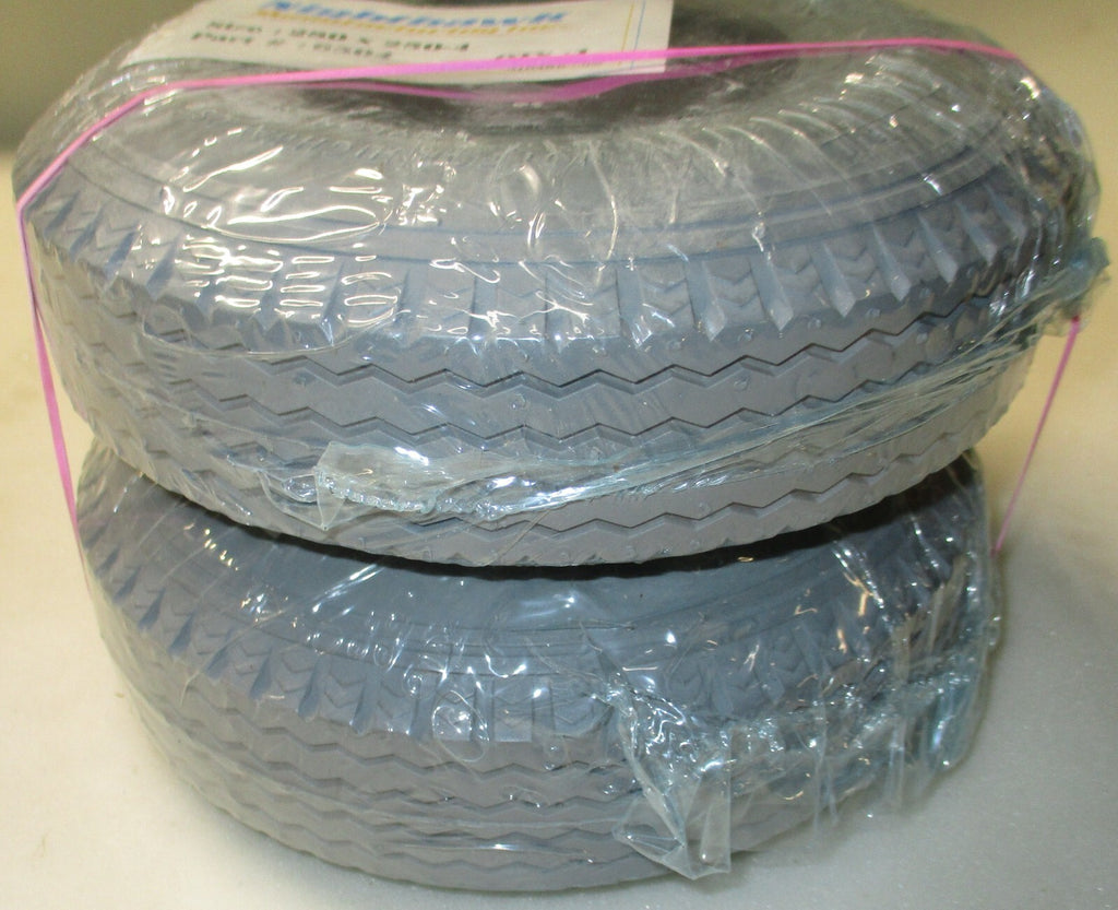 PAIR OF NEW NIGHTHAWK TIRES 280X250X4 PART#: 6504 OPEN BOX