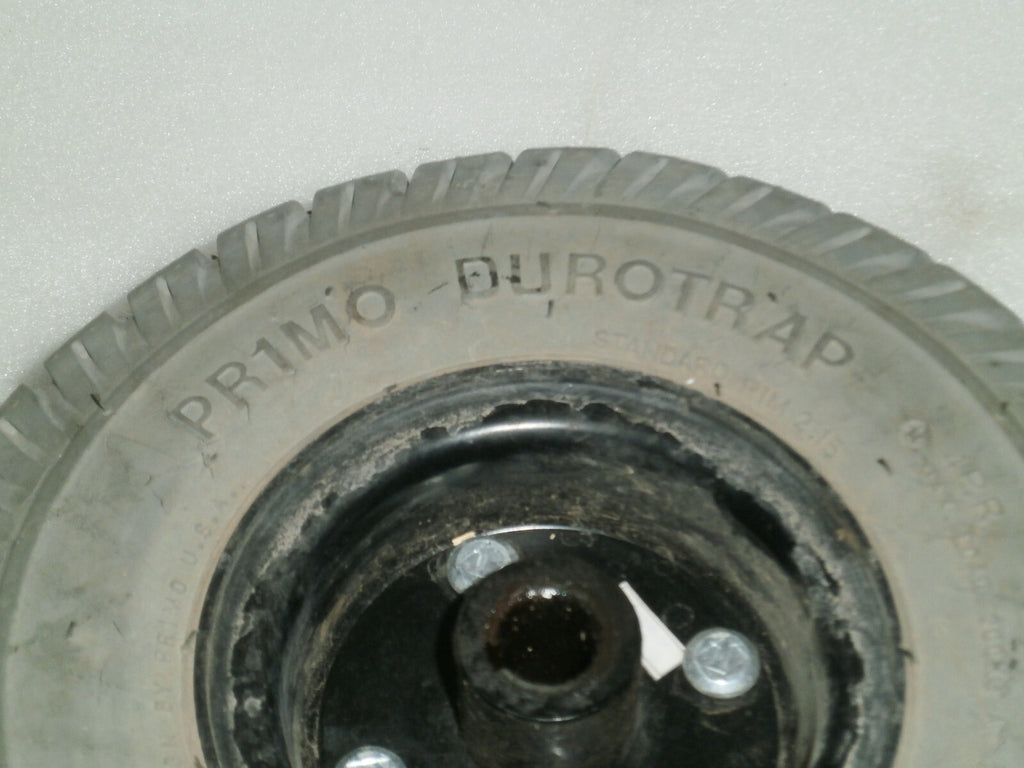 Set of 2 Primo Duratrap Wheels from Pride J6 Powerchair