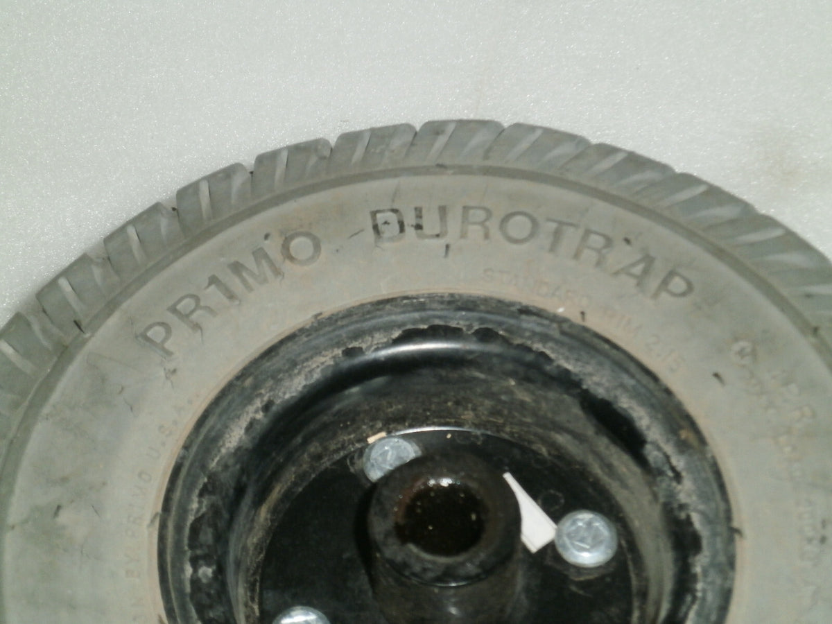Set of 2 Primo Duratrap Wheels from Pride J6 Powerchair