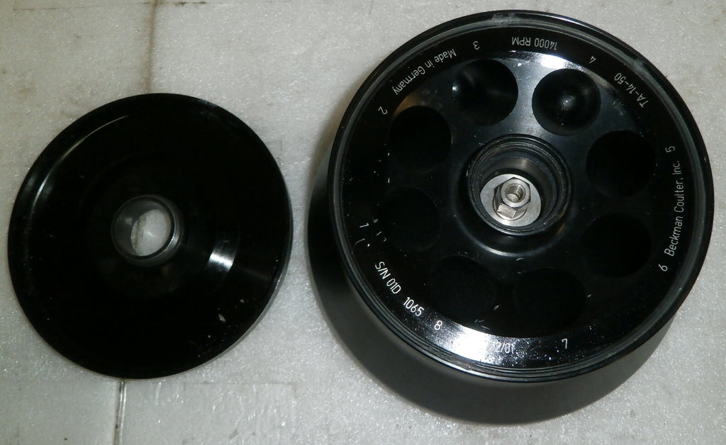 BECKMAN ROTOR TA-14-50 with Lid USED GOOD CONDITION
