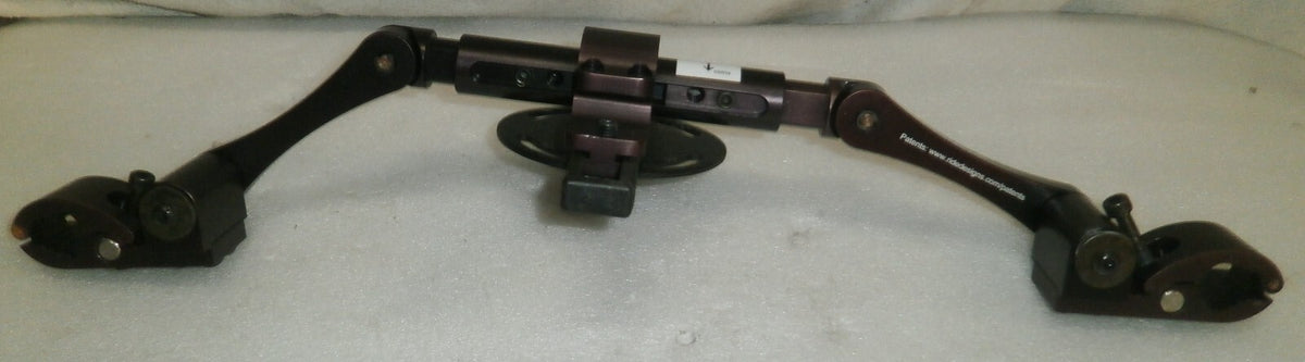 Bracket Back Cushion Flexloc by RideDesigns Foldable length 18" With Accessories