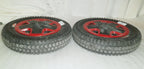 LOT OF 2 3.00-8 Primo POWER TRAX WHEELS SOLID INVACARE TDX-SPII 2022 WHEELCHAIR