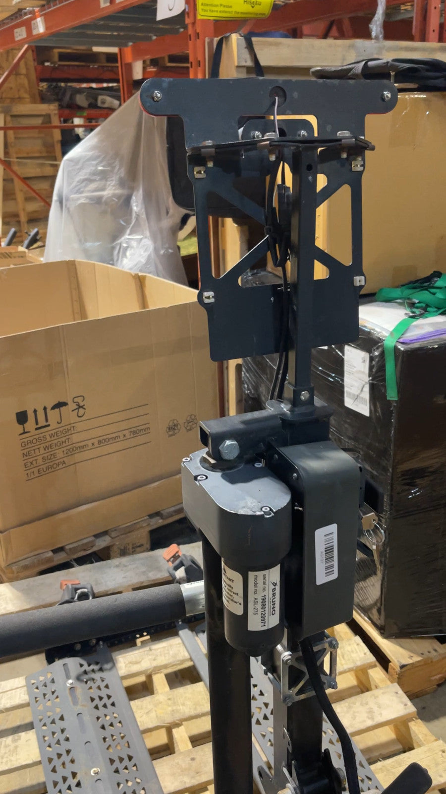 2019 BRUNO ASL-275 OUT SIDER CHAIR LIFT WORKS VERY GOOD -SIPPING SIZE 45X30"