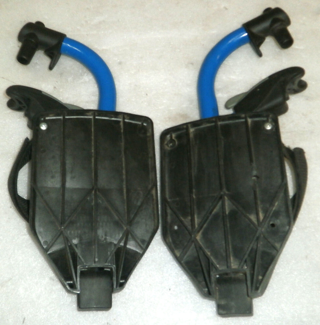 SET OF WHEELCHAIR FOOT REST Good CONDITION WITH MOUNT PLATES