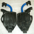 SET OF WHEELCHAIR FOOT REST Good CONDITION WITH MOUNT PLATES