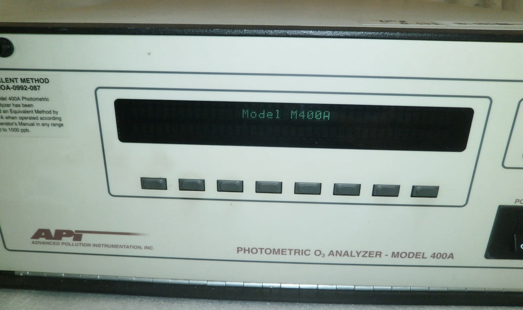 Teledyne (API) 400A Photometric O3 Analyzer Model 400A