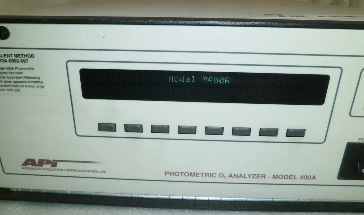 Teledyne (API) 400A Photometric O3 Analyzer Model 400A