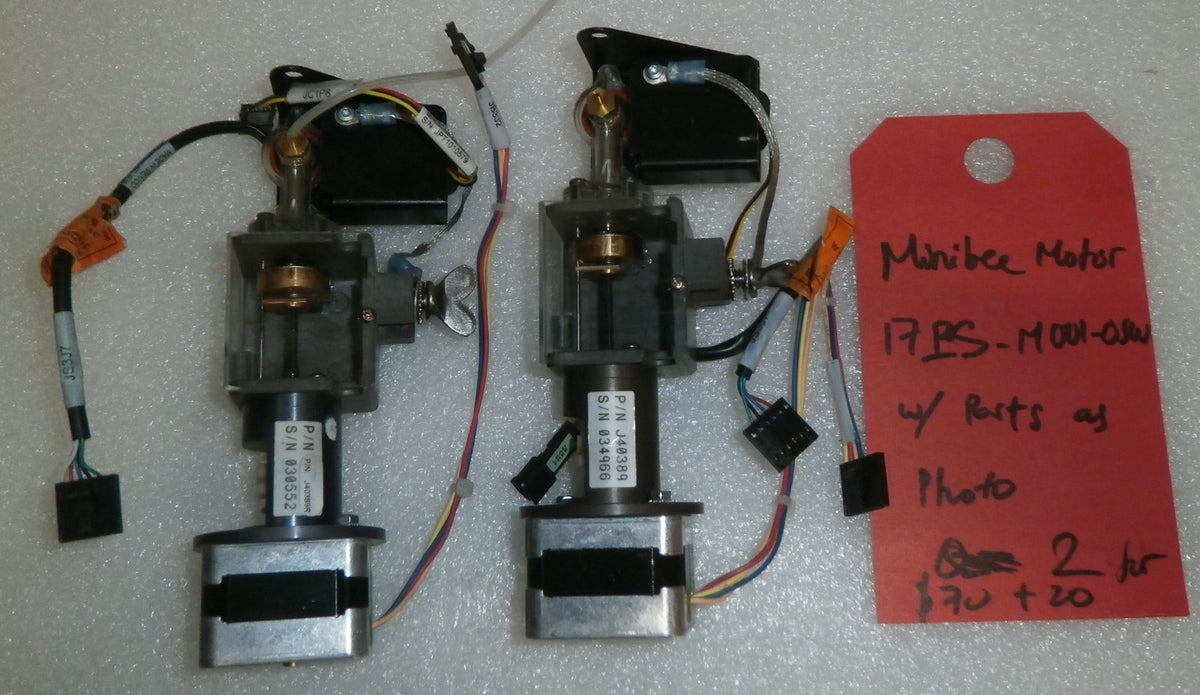 MINEBEE 2 MOTORS 17PS-M001-06W GOOD CONDITION ONE LOT