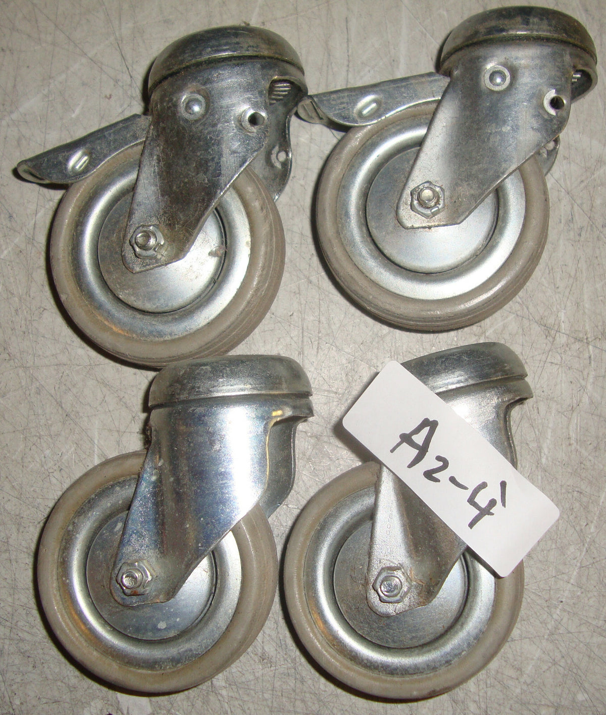 Medium 3 Inch Casters Wheels Nylon Wheels Castors Bolt Hole Bearing H. duty