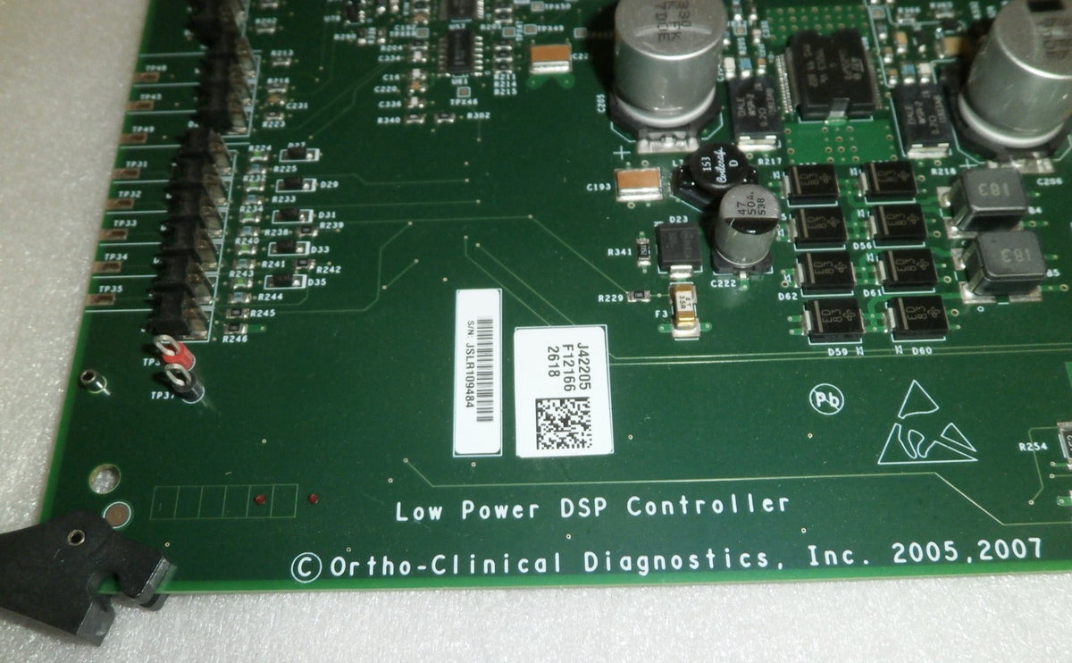 Ortho Clinical J42205 Vitros 950 Blood Analyzer Low Power DSP Controller Board