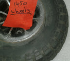 Lot of 2 Wheels from Quantum Q1450 4.00-6 Solid