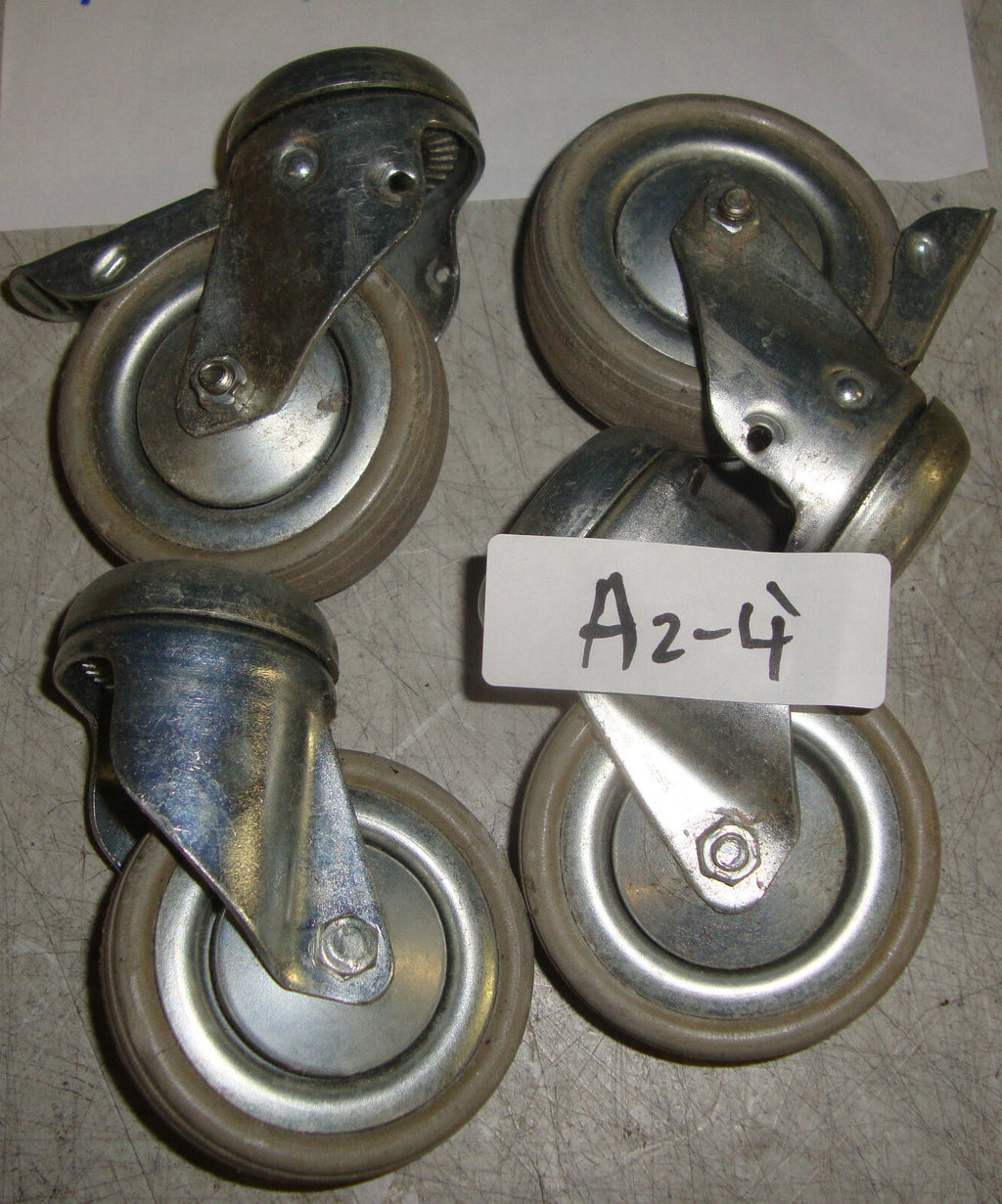 Medium 3 Inch Casters Wheels Nylon Wheels Castors Bolt Hole Bearing H. duty