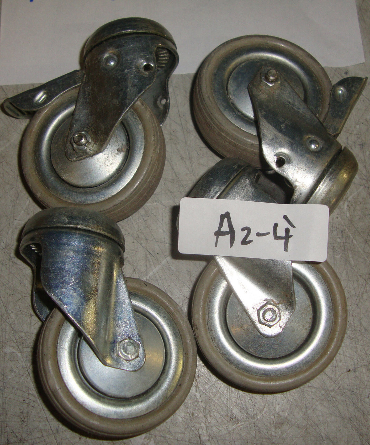 Medium 3 Inch Casters Wheels Nylon Wheels Castors Bolt Hole Bearing H. duty