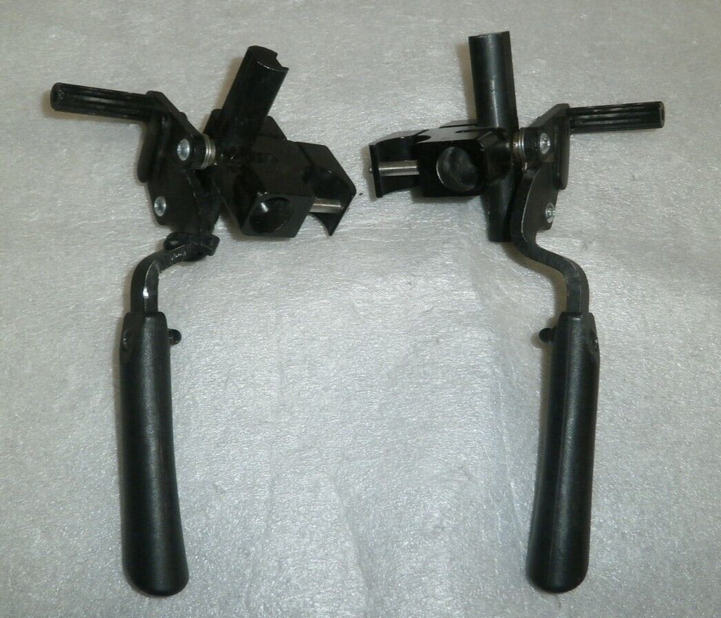 Wheel Locks Wheelchair Long Hand Brake Pull Push Assembly Pair Left Right