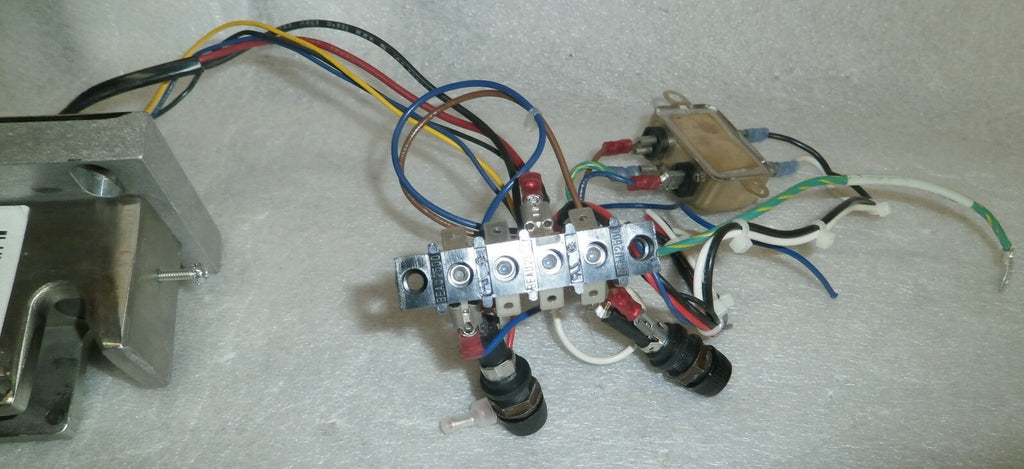 GE AMX-4 SCHAFFNER FN610B-6/06 110/250VAC/50-60HZ WITH CABLES AS PHOTO