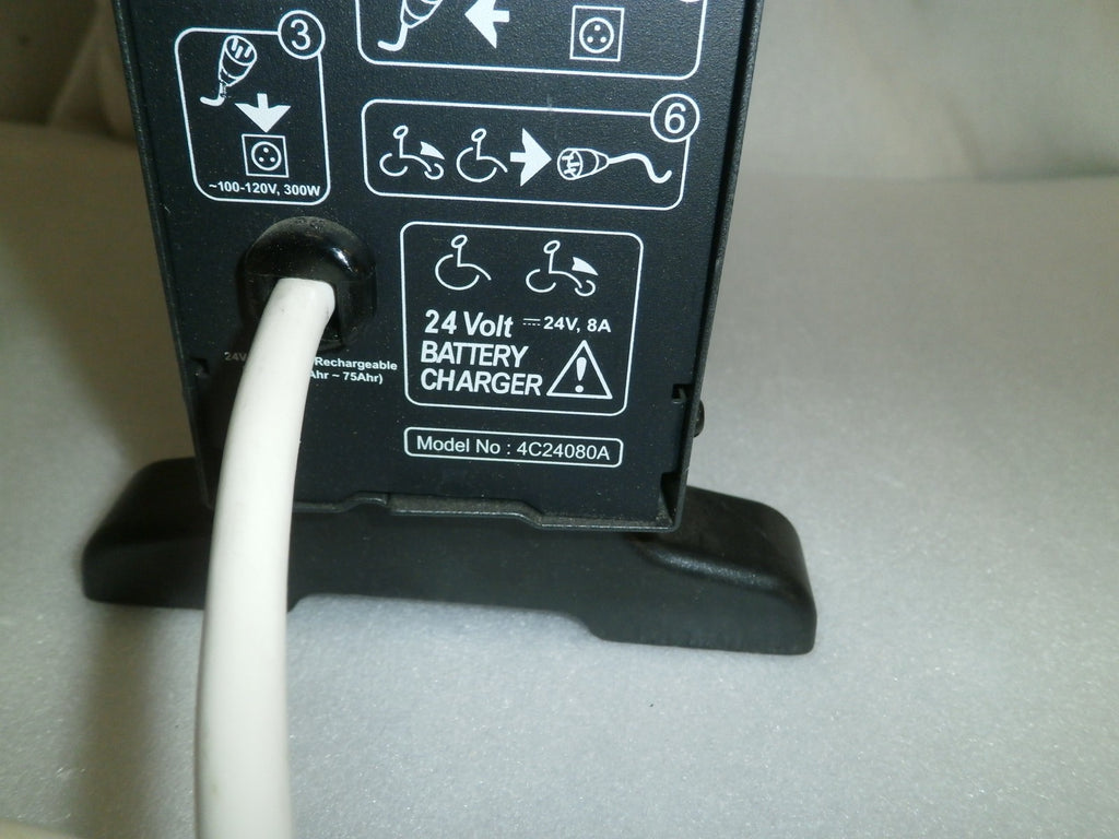 invacare CTE WHEELCHAIR BATTERY CHARGER 24V MODEL 4C24080A USED WORKS V GOOD