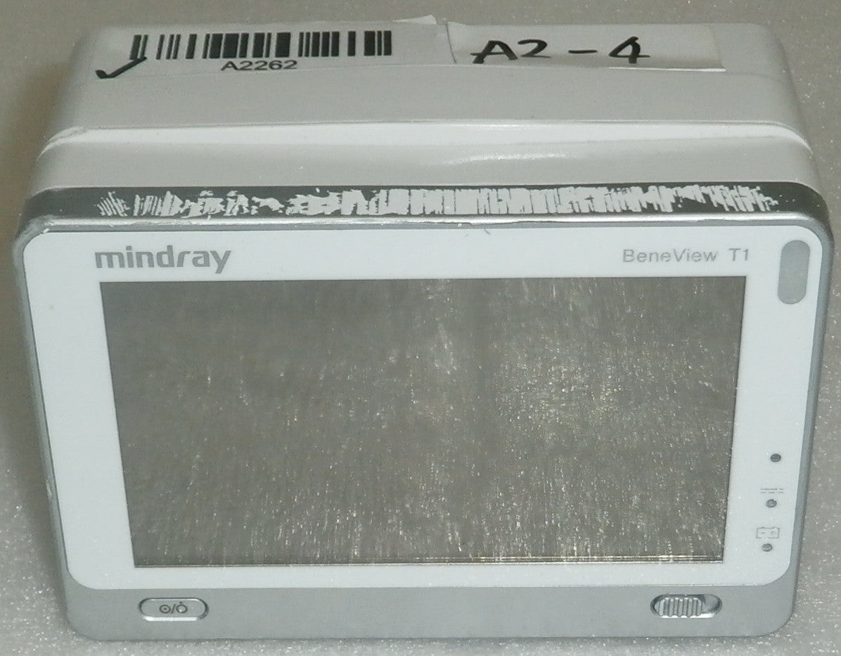 Mindray BeneView T1 Monitor w/ SPO2, NBP Cuff, 3 Lead ECG and 1 Battery