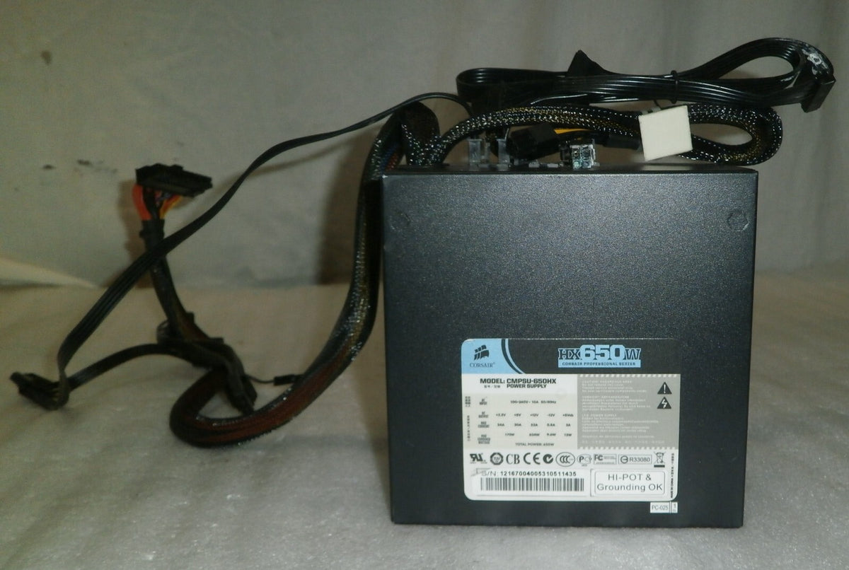 ION TORRENT AS1712022 CORSAIR POWER SUPPLY MODEL CMPSU-650HX VERY GOOD CONDITION