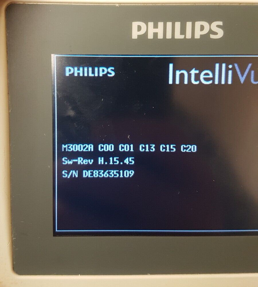 Philips IntelliVue Intelli Vue X2 Vital Sign Patient Monitor M3002A Rev H