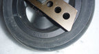 Lot of 2 QUICKIE 6 INCH CASTERS WITH FORKS USED GOOD CONDITION AS PHOTO