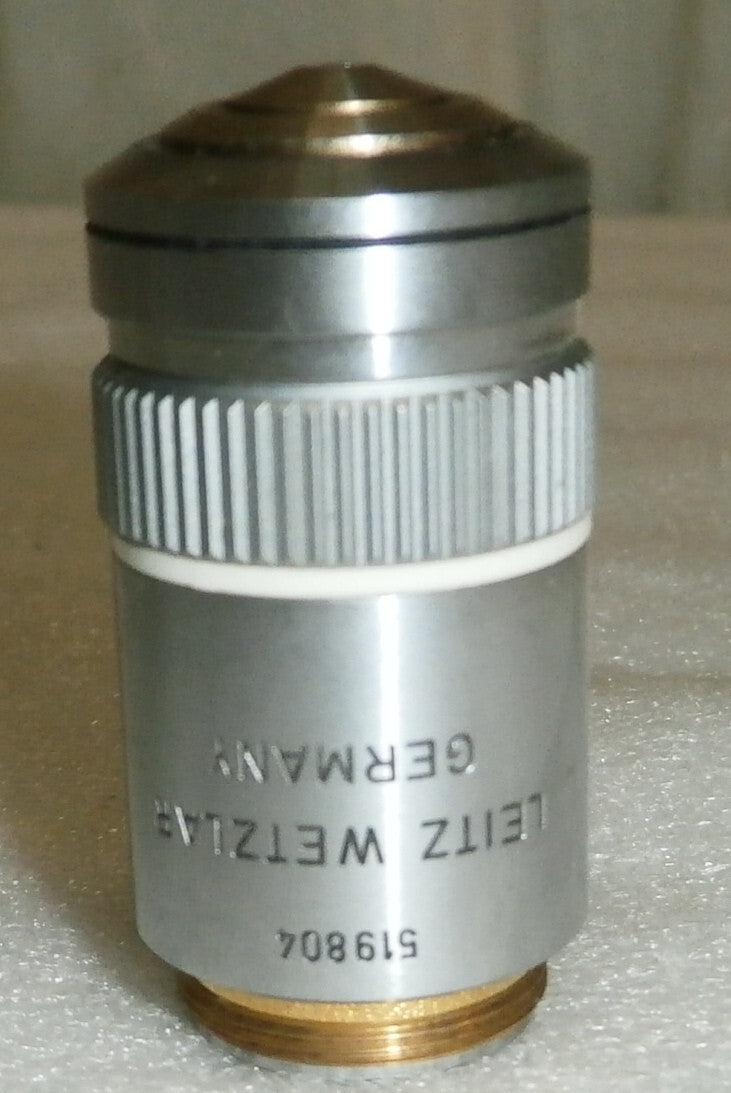 Leitz Wetzlar 160/0.17 EF 100/1.25 OEL Microscope Objective 519804