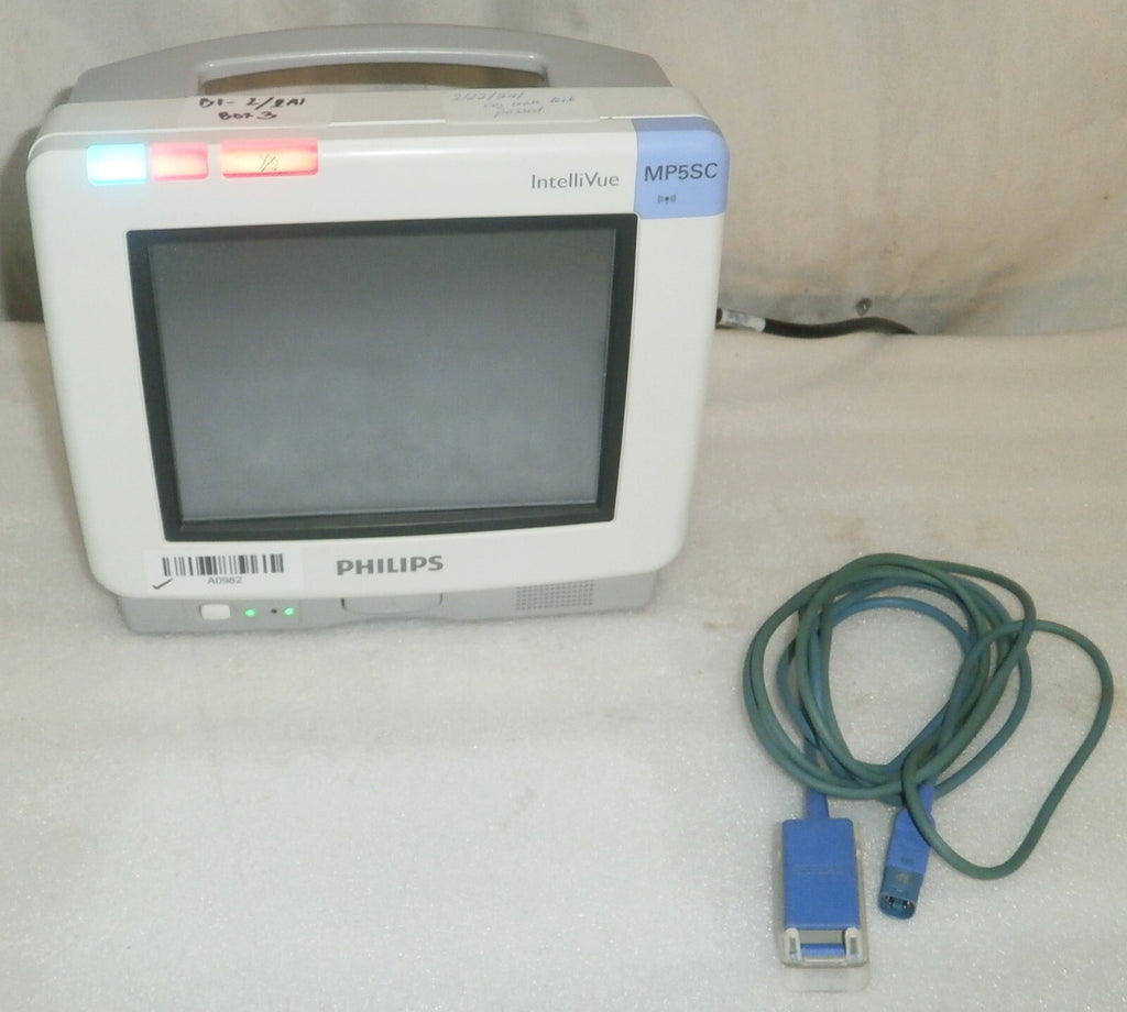 Phillips IntelliVue MP5 Patient Monitor with Microstream CO2 w/ Battery