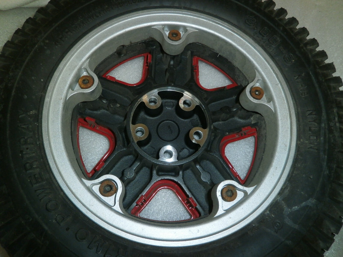 LOT OF 2 3.00-8 Primo POWER TRAX WHEELS SOLID INVACARE TDX-SPII 2022 WHEELCHAIR