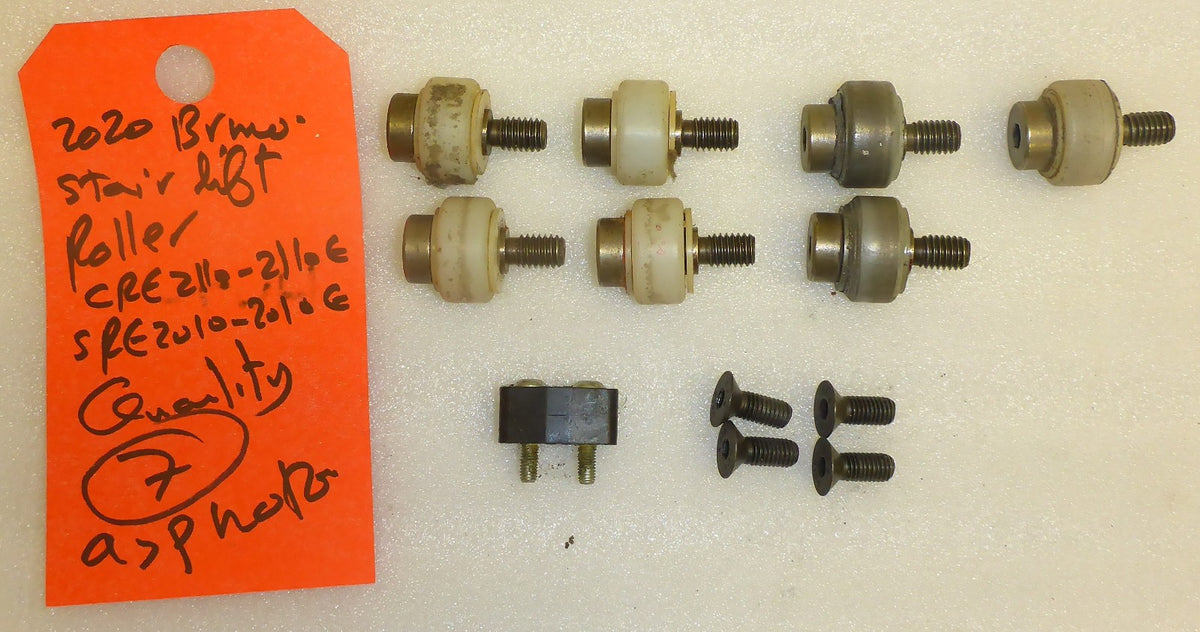 2024 BRUNO STAIR LIFT CRE2110-2110E ROLLER AND PATRS AS PHOTO AS ONE LOT GOOD