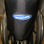 INVACARE MYON FOLDING WHEELCHAIR 17 INCH SEAT WIDTH GOOD CONDITION