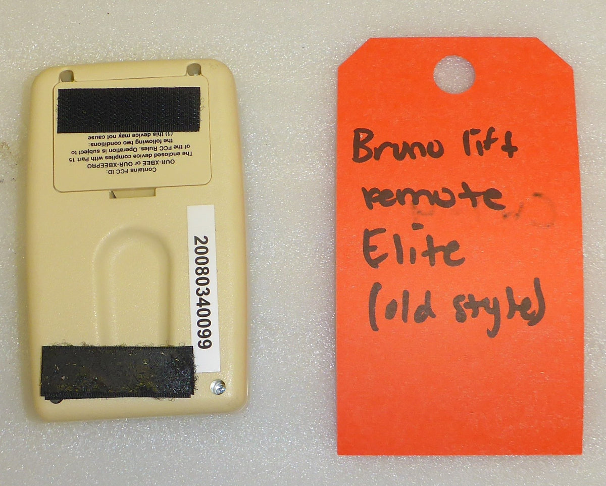 BRUNO ELITE OLD STYLE REMOTE CONTROL USED GOOD CONDITION